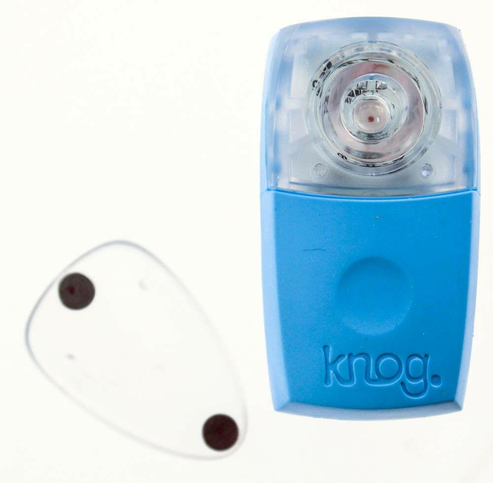 KNOG BOOMER Wearable Bike Rear Light Blue RED LED Light 7 Lumens 4 Mode 600m NEW - Random Bike Parts