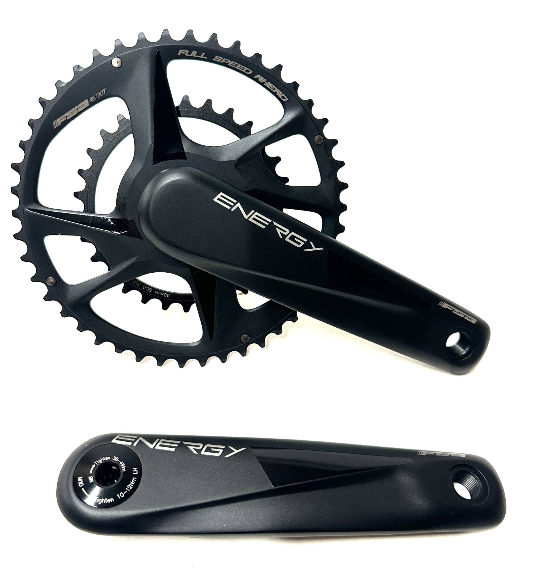 FSA Energy Modular Road Gravel Crankset 172.5mm 386EVO 11/12-Speed, 46/30t, New - Random Bike Parts