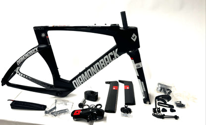 Diamondback Serios BIH 56cm Carbon 700c Tri TT Bike Frame Fork New Old Stock