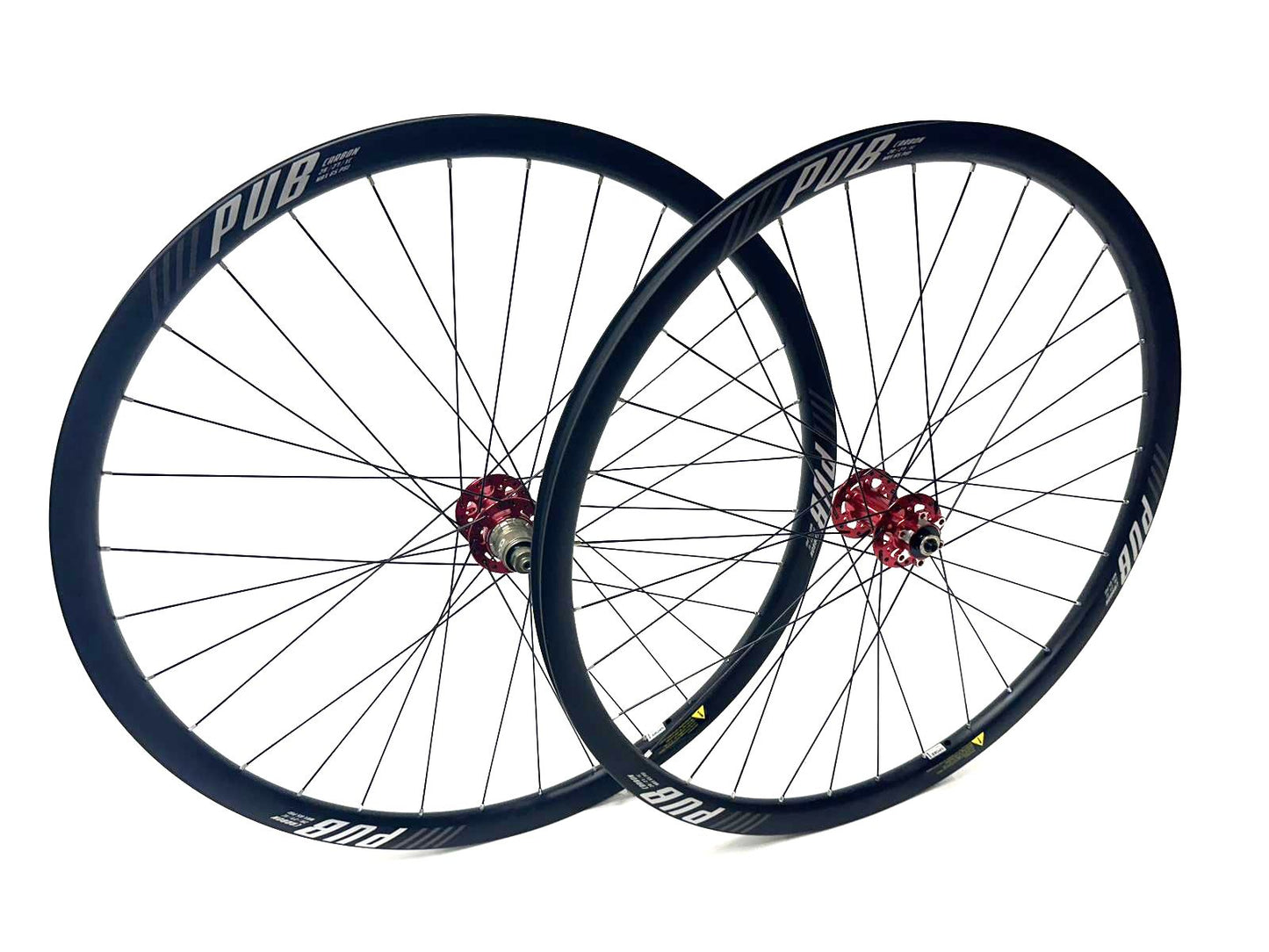 PUB Carbon 29er 100mm x 135mm QR Disc 32H MTB Wheelset fits Sram XD 11-12spd New