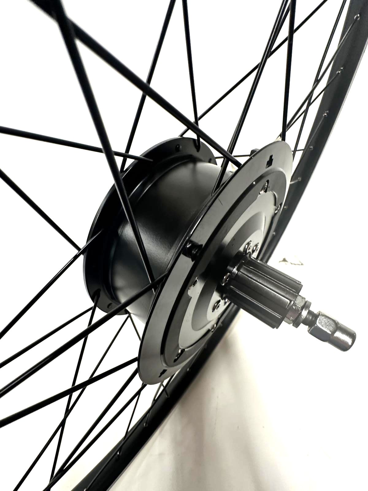 26" From E-bike Raleigh Electric Motor 36v Bike Rear Wheel Black HG Cassette New