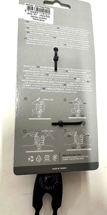 BBB CYCLING BTL-77 LinkFix Master Link Chain Pliers Tool  Removal and Install