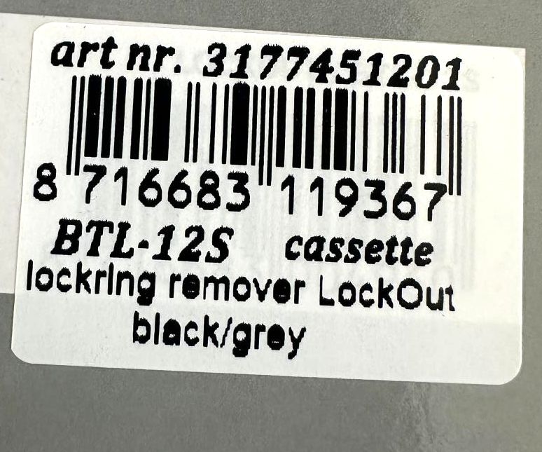 BBB CYCLING BTL-12S Lock Out fits SHIMANO SRAM Cassette Ring Remover Center Lock