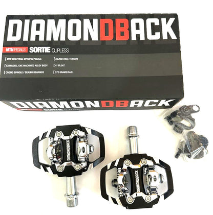 Diamondback Trail Mountain Bike Sortie Clipless Pedals WITH CLEATS New in Box