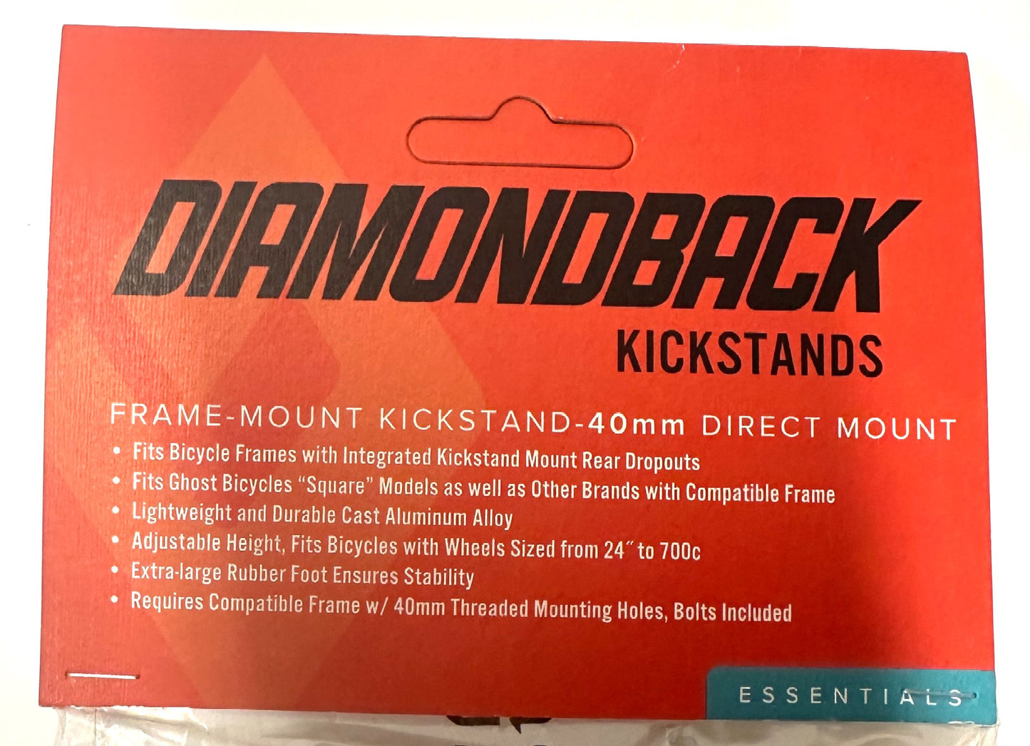 Diamondback Kickstand Rear Direct Mount 40mm Non-Threaded Adjustable 24"-29" New