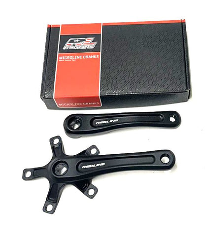 BMX Redline Microline Square Taper Crank Arms Black 160mm 5 Bolt 110 mm New