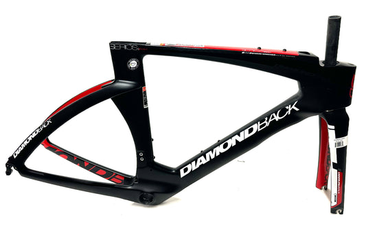 2018 Diamondback Serios Std 50cm Carbon 700c Tri TT Bike Frame Fork New NOS