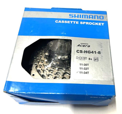 Shimano Acera CS-HG41 8 Speed Mountain Bike Cassette fit SRAM 11-34 New in Box