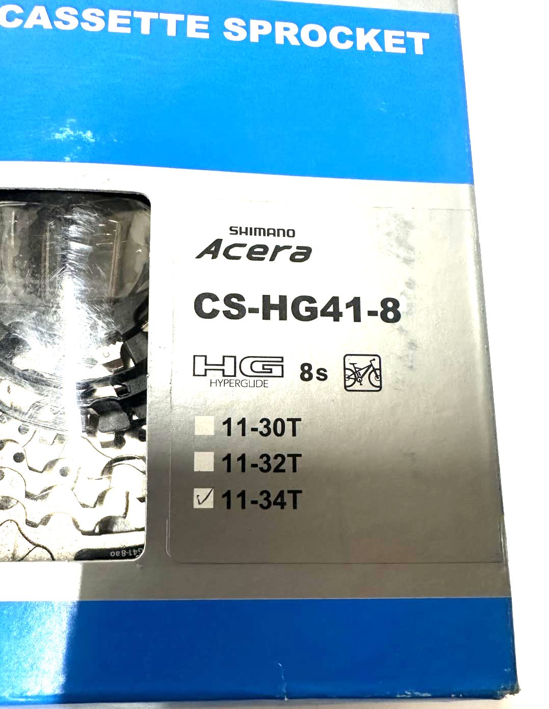 Shimano Acera CS-HG41 8 Speed Mountain Bike Cassette fit SRAM 11-34 New in Box