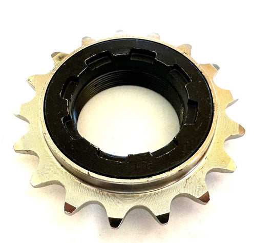 17th Tooth SINGLE SPEED FREEWHEEL Tri-Diamond - 1/8" BMX COG, 1.37x24t SPROCKET