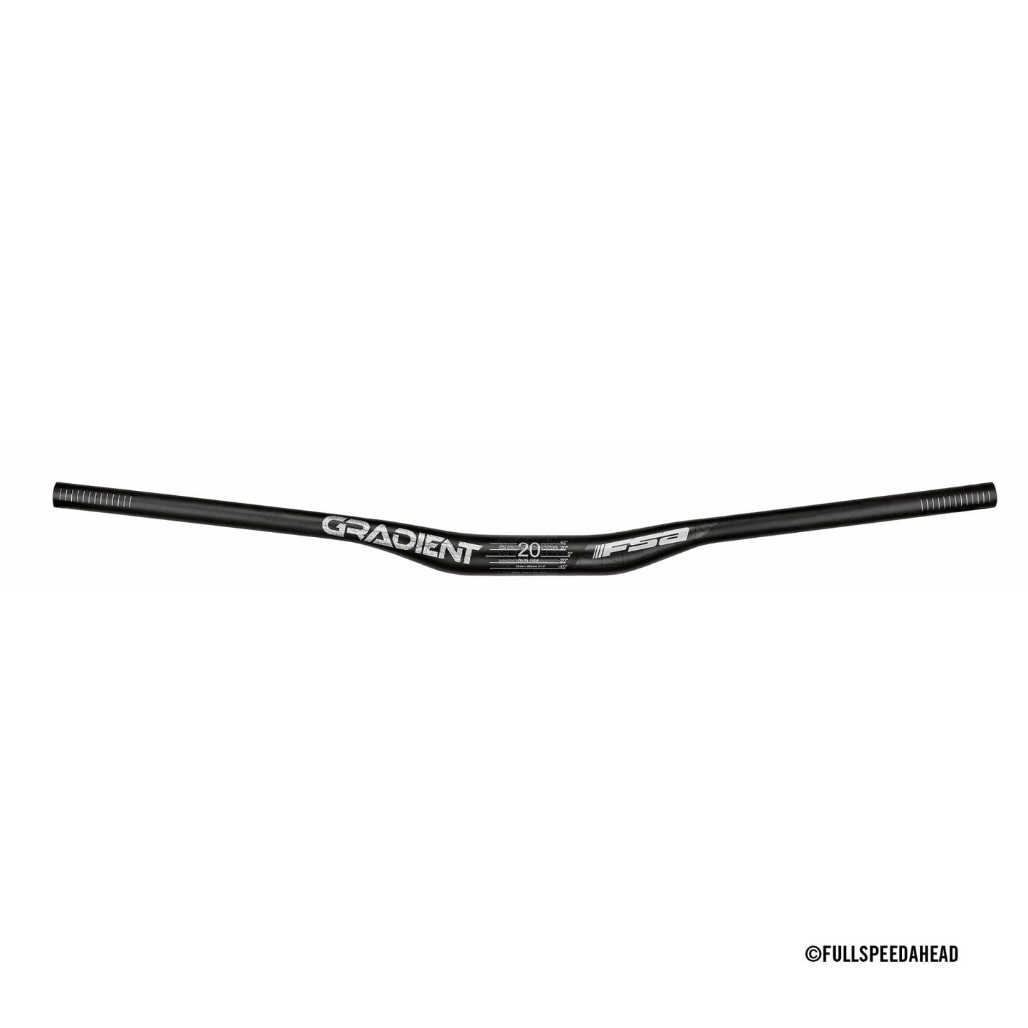 Riser Bar FSA Gradient Carbon Low Rise Handlebar 35 x 20mm x 800mm Riser Bar New