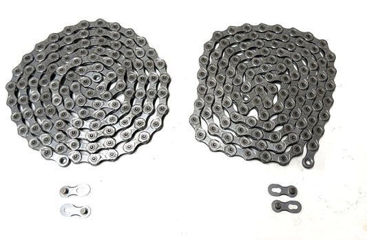 Lot of 2 KMC X10 EPT 10-Speed 114 L Anti-Rust Bike Chain fits SRAM Shimano