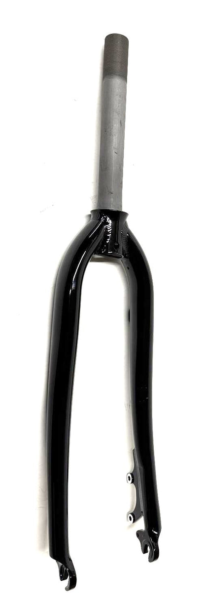 Raleigh  26" 1 1/8" Threaded Alloy Bike Fork 100mm Black  Disc Axle-Crown 410mm