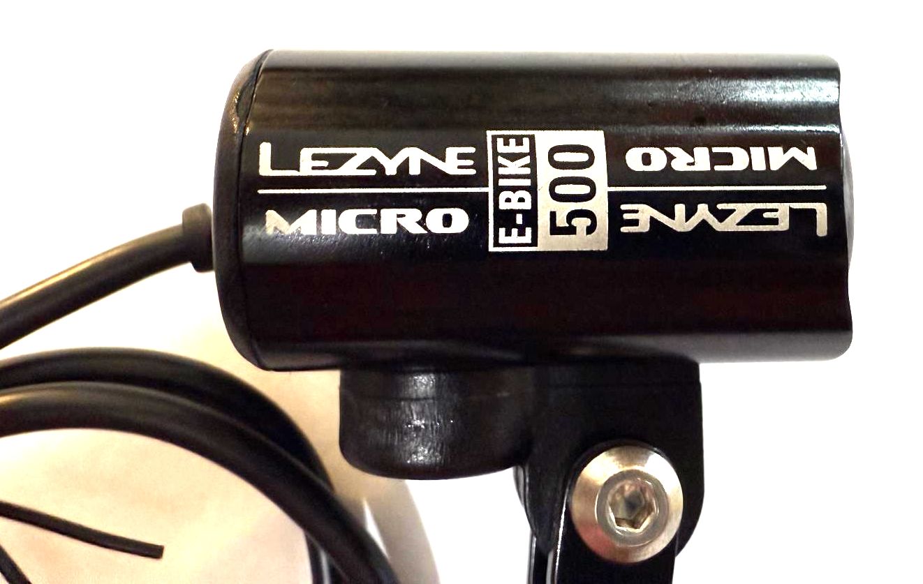 Lezyne Ebike E-BIKE Micro Drive 500 Led Headlight Black 500 Lumens