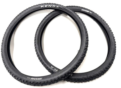 Lot of 2 Kenda Kadre 29 x 2.2" Mountain MTB Bike Tire Clincher Wire Bead Black