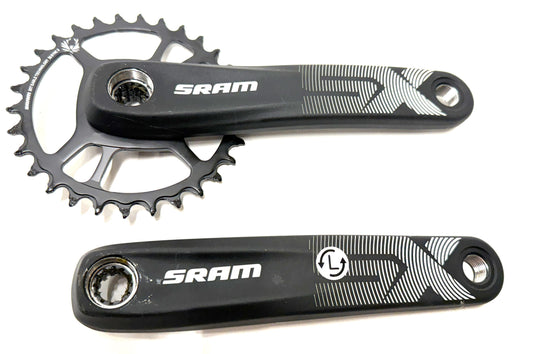 SRAM SX Eagle Powerspline MTB Crankset 170mm 12-Speed 30t Direct Mount