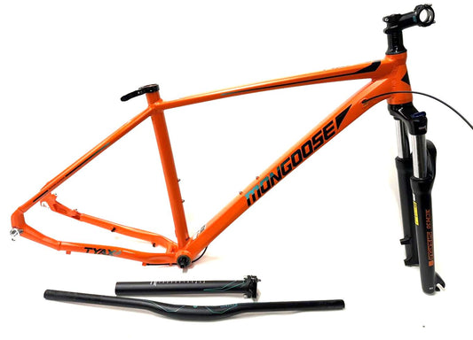 Mongoose Tyax Comp 29" 148mm Thru Axle Disc Hardtail Medium Bike Frame + Fork +