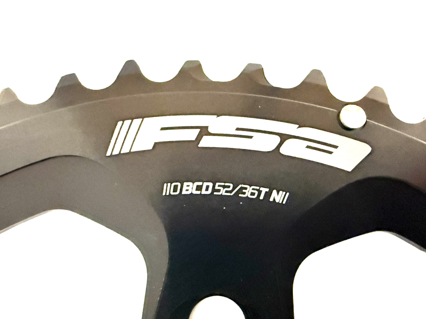 FSA SL-K ABS BB386EVO Asymmetric Outer Chainring 52T 110mm BCD 4-Bolt 11 Spd