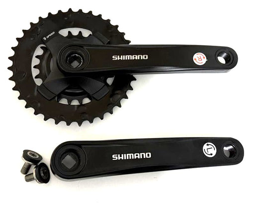 Shimano FC-MT101-B2 Crankset - 170mm, 9-Speed, 36/22t, Square Taper BLACK NEW