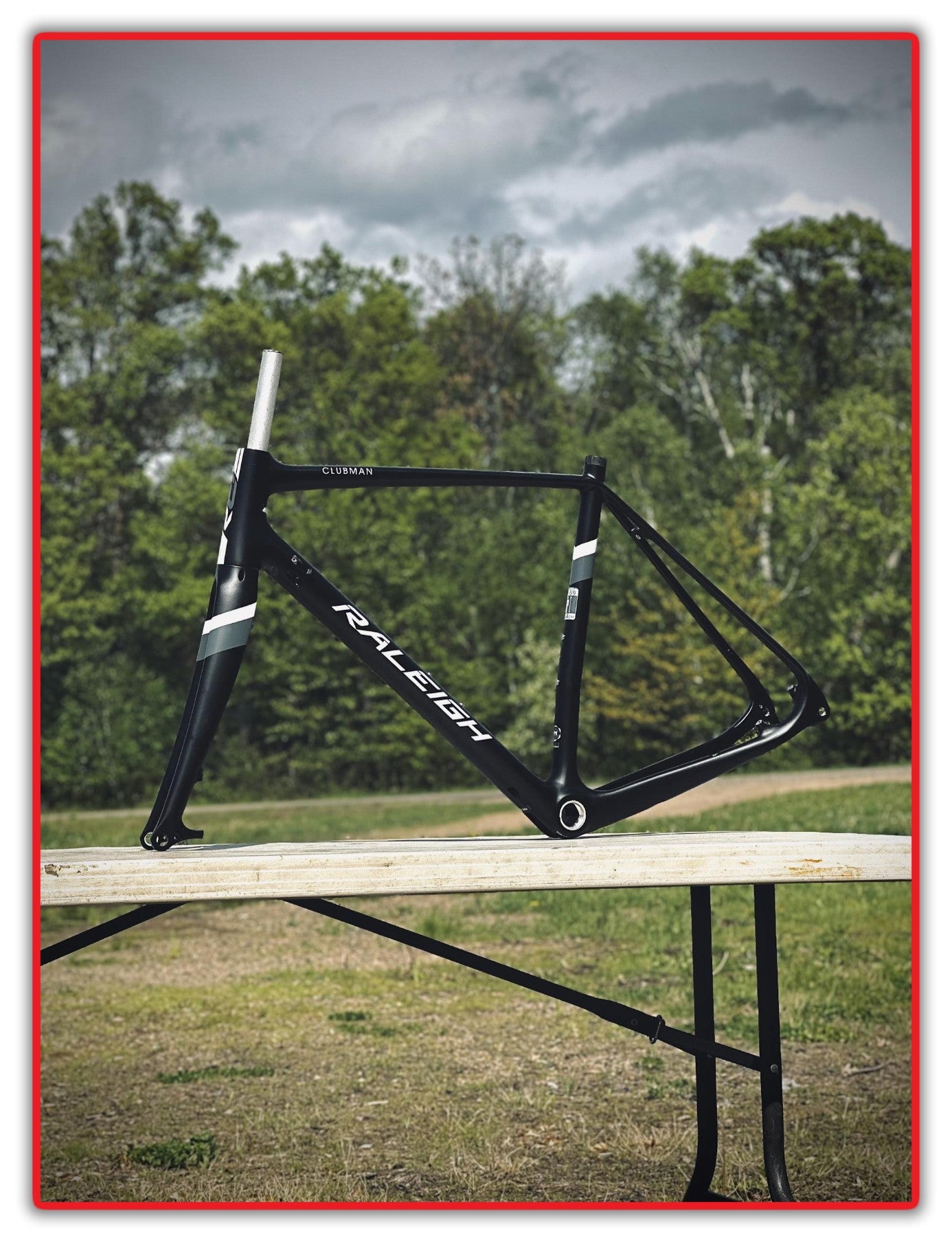 Raleigh Clubman Carbon 52cm Disc 700c Road Bike Frame Fork New NOS ...