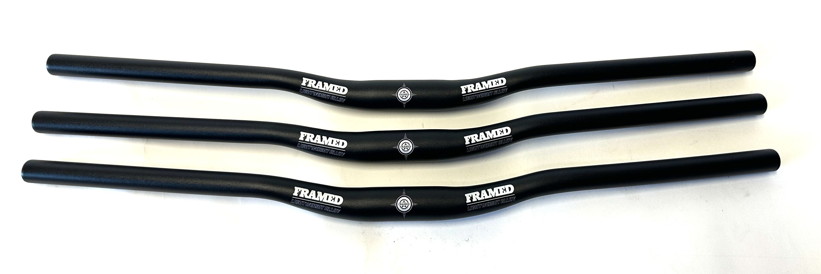 Lot of 3 Alloy Riser Mountain Bike Handlebars Black 710mm 31.8mm 300g Random Bike Parts