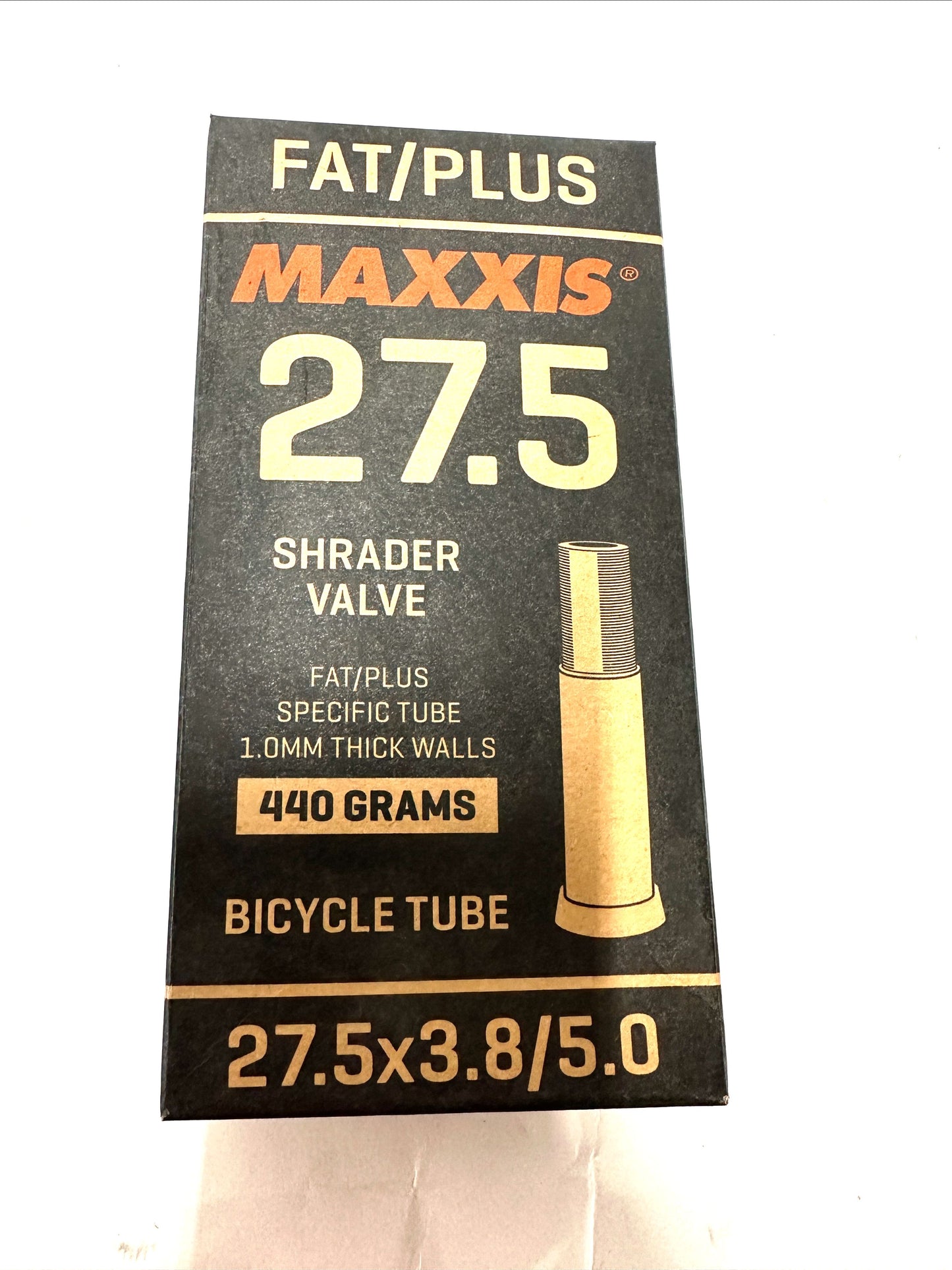 Maxxis Fat / Plus Tube - 650B 27.5 x 3.8-5.0" Shrader 440 gram New in Box